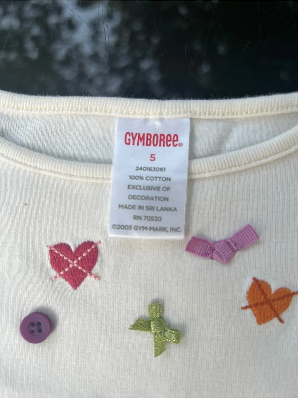 Vintage Gymboree 2007 Harvest Leaves Outfit Set 5T LS Top & Skort Y2K HTF